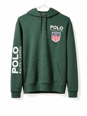 Polo Ralph Lauren Deep Green Crest Pullover Hoodie